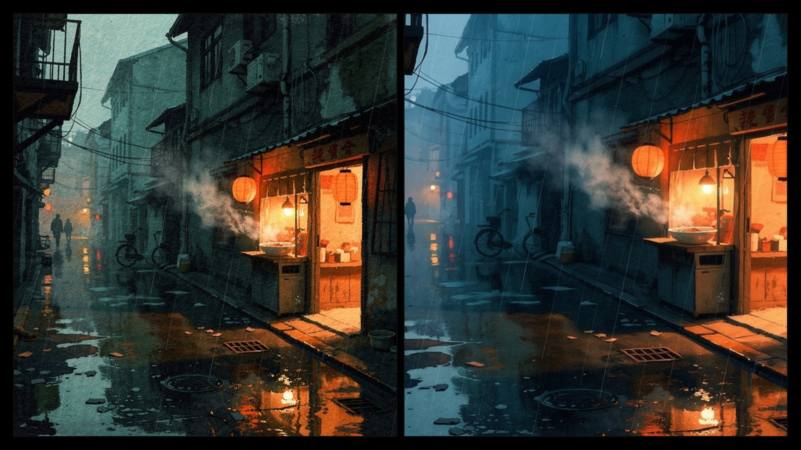 Push an existing scene into a new atmosphere