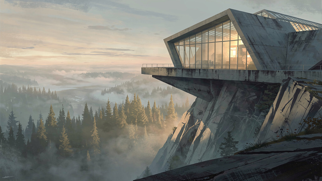 Environment sketch for early direction